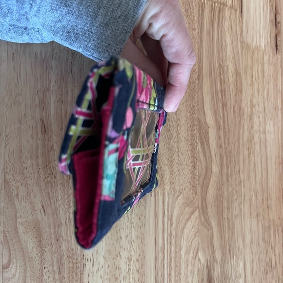 Floral Quilted Wallet with Silver Clasp - Picture 9 of 10